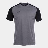 Joma Academy IV Short Sleeve T-Shirt Melange Gray Black