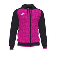 Joma Supernova III Zip-Up Hoodie Black Fluor Pink