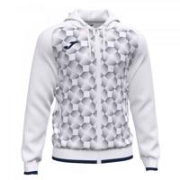 Joma Supernova III Zip-Up Hoodie White Navy